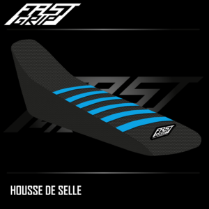 housse de selle motocross tm racing 85 mx 2013 2024 seat cover noire bleue