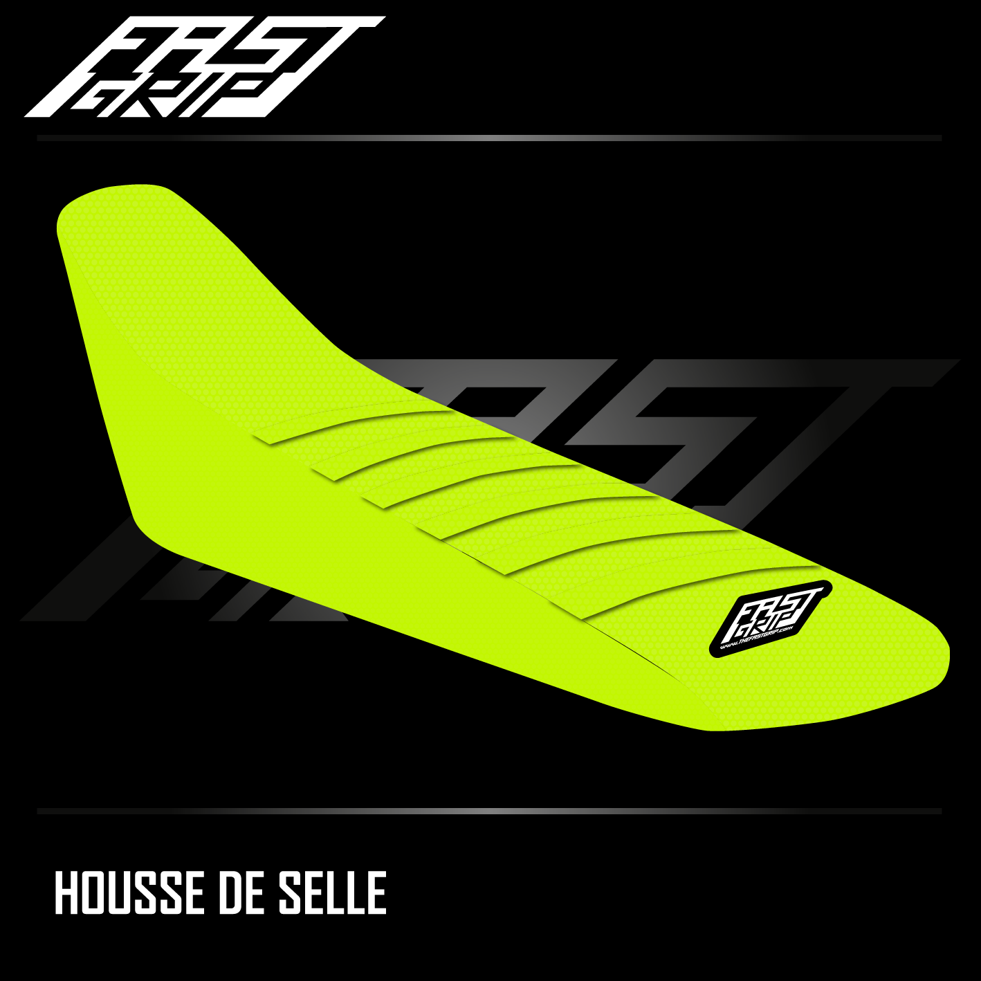 housse de selle motocross triumph tf 250 2024 2025 seat cover jaune fluo_Plan de travail 1