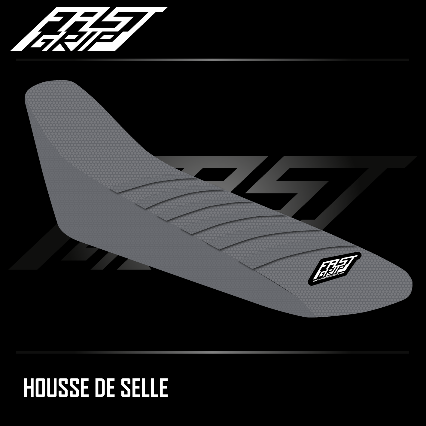 housse de selle stark future varg seat cover motocross grise