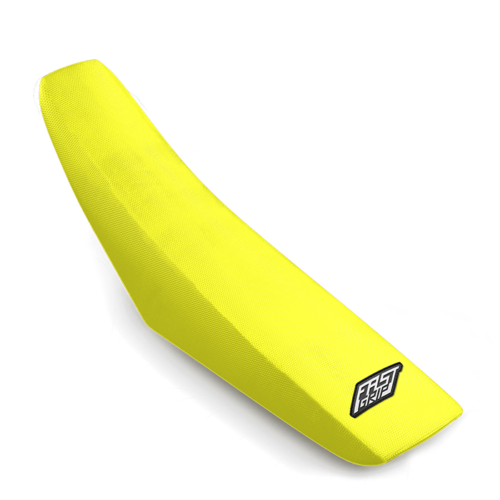 housse de selle suzuki 250 450 rm rmz 2018 2019 2020 2021 2022 2023 2024 2025 2026 2027 2028 grip antidérapant seat cover fast grip monobloc jaune