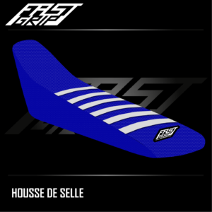 housse de selle yamaha 125 250 wr yze 2002 2003 2004 2005 2006 2007 2008 2009 2010 2011 2012 2013 2014 enduro seat cover bleue blanche