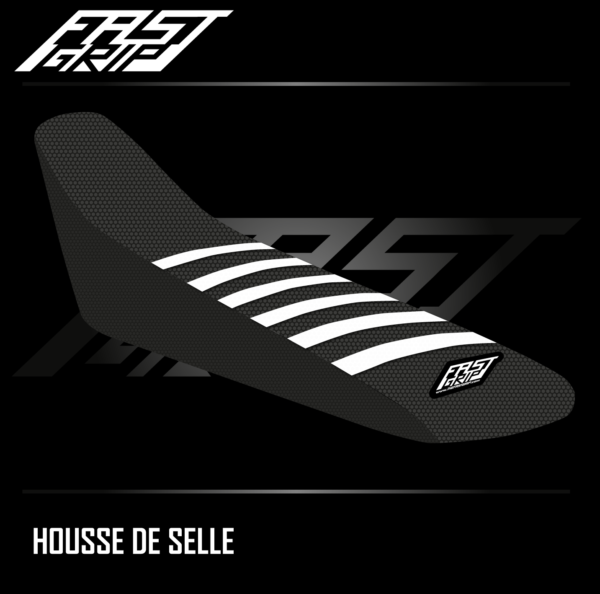 housse de selle beta rr 125 200 250 300 350 390 430 480 2020 2021 2022 2023 2024 enduro seat cover noire blanche