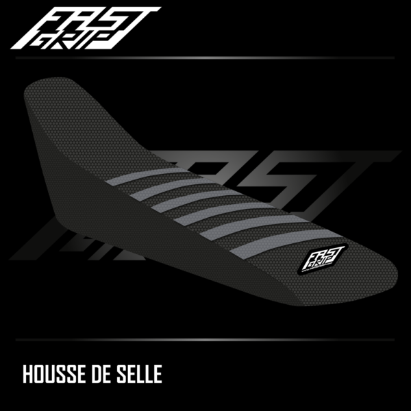 housse de selle fantic 125 250 xe 2021 2022 seat cover enduro noire grise