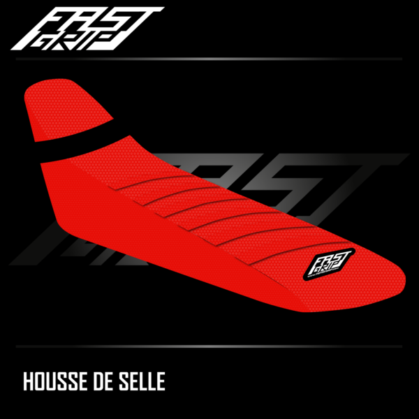 housse de selle fantic 250 310 450 XEF 2021 2022 2023 2024 2025 seat cover enduro rouge1