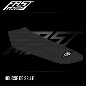 housse de selle monobloc yamaha 250 450 wrf 2020 2021 2022 2023 2024 enduro seat cover noire