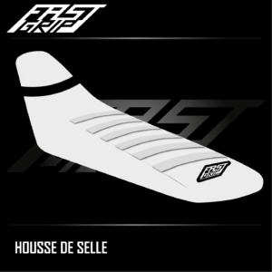 housse de selle yamaha 250 450 wrf 2024 2025 enduro seat cover blanche