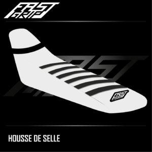 housse de selle yamaha 250 450 wrf 2024 2025 enduro seat cover blanche noire