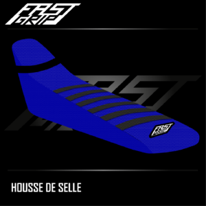 housse de selle yamaha 250 450 wrf 2024 2025 enduro seat cover bleue noire