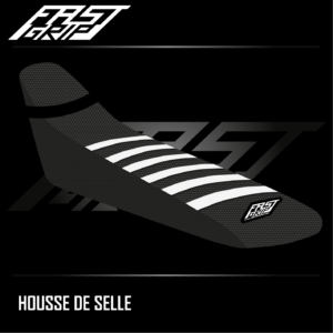 housse de selle yamaha 250 450 wrf 2024 2025 enduro seat cover noire blanche