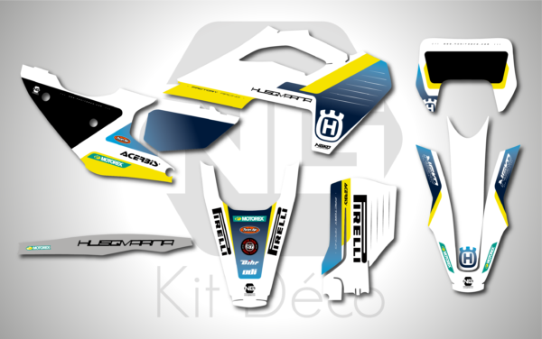 kit déco 125 250 300 350 450 501 te fe husqvarna 2024 2025 enduro ng origine 2025 decals stickers graphics autocollant adhesifs 2_Plan de travail 1