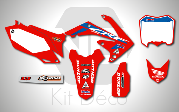 kit déco 250 450 crf 2009 2010 2011 2012 2013 honda ng motocross factory 2022 mx decals stickers graphics autocollant adhesifs_Plan de travail 1