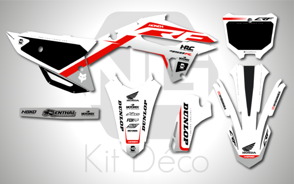 kit déco 250 450 crf 2021 2022 2023 2024 2025 honda motocross ng daytona series mx decals stickers graphcis autocollant adhesifs_Plan de travail 1