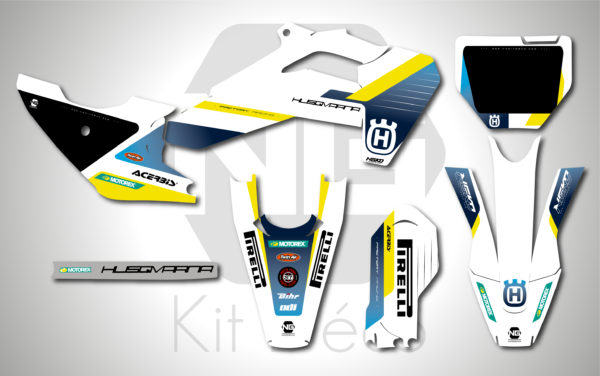 kit déco 85 TC 2025 husqvarna motocross ng origine 2025 mx decals graphics stickers autocollant adhesifs_Plan de travail 1