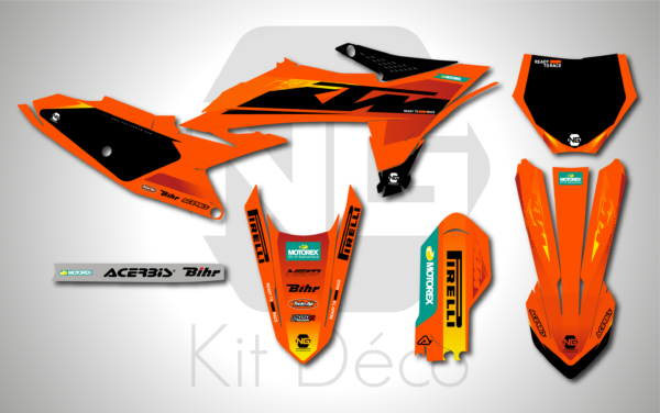 kit déco 85 sx 2025 ktm motocross origine 2025 ng decals stickers mx graphcis autocollant adhesifs_Plan de travail 1
