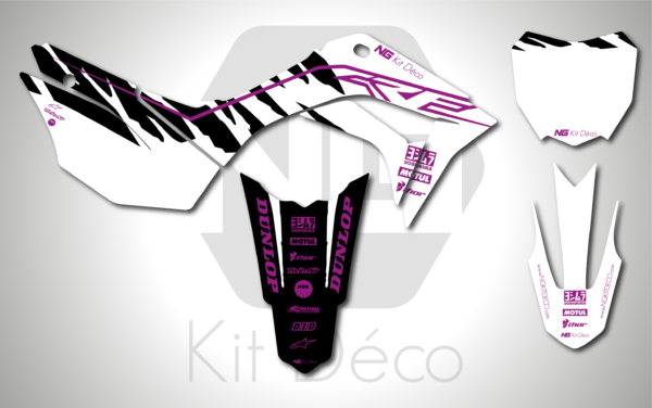 kit déco honda 125 crf 2019 2020 2021 2022 2023 2024 2025 motocross ng halfback mx decals stickers graphics autocollant adhesifs_Plan de travail 1