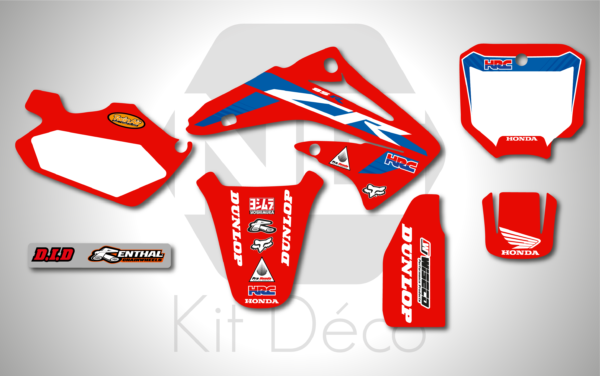 kit déco honda 85 cr 2003 2004 2005 2006 2007 2008 2009 2010 2011 2012 motocross ng factory 2022 mx decals graphics stickers adhesifs autocollant_Plan de travail 1