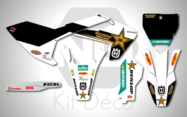 kit déco husqvarna 125 250 350 450 tc fc 2016 2017 2018 motocross factory 2024 ng mx decals stickers graphics autocollant adhesifs_Plan de travail 1