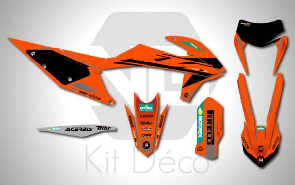 kit déco ktm 125 250 300 350 450 500 exc excf tpi xcw 2020 2021 2022 2023 enduro ng origine 2025 decals stickers graphics autocollant adhesifs_Plan de travail 1
