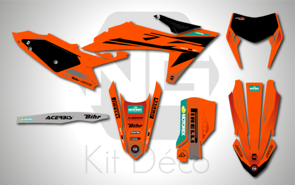 kit déco ktm 125 250 300 350 450 500 exc excf tpi xcw 2024 2025 enduro ng origine 2025 decals stickers graphics autocollant adhesifs 2_Plan de travail 1