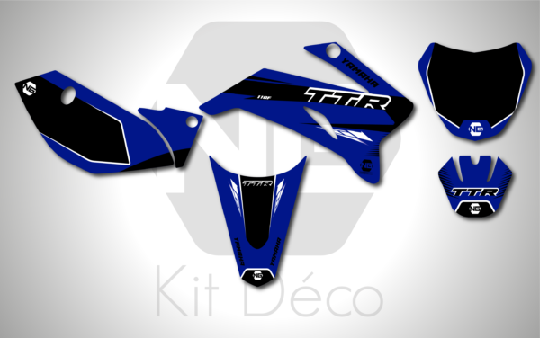kit déco 110 ttr yamaha motocross pit bike ng origine 2023 mx decals stickers graphcis autocollant adhesifs_Plan de travail 1