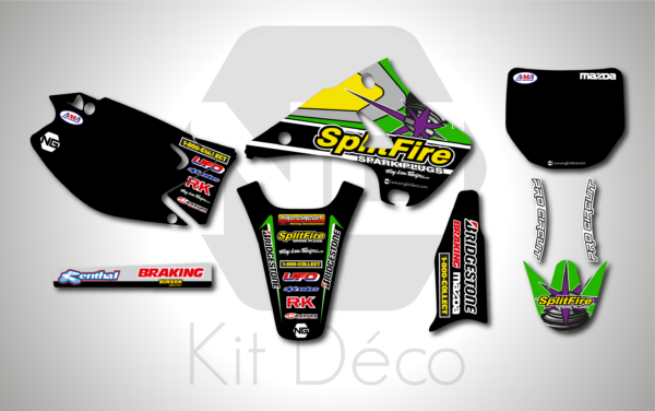 kit déco 125 250 kx 2003 2004 2005 2006 2007 2008 kawasaki ng splitfire motocross decals mx graphics stickers autocollant adhesifs_Plan de travail 1