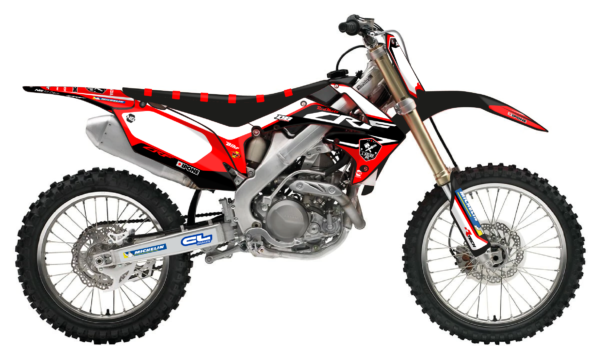 kit déco 250 450 crf 2009 2010 2011 2012 2013 honda ng motocross team db 23 mx decals stickers graphics autocollant adhesifs visuel_Plan de travail 1