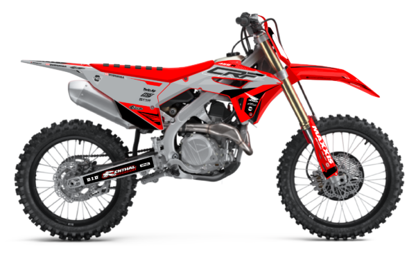 kit déco 250 450 crf 2021 2022 2023 2024 honda motocross ng bionic series mx decals stickers graphcis autocollant adhesifs visuel