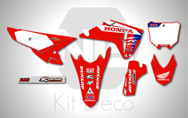 kit déco 250 450 crf 2025 honda motocross ng factory 2024 mx decals graphics stickers autocollant adhesifs_Plan de travail 1
