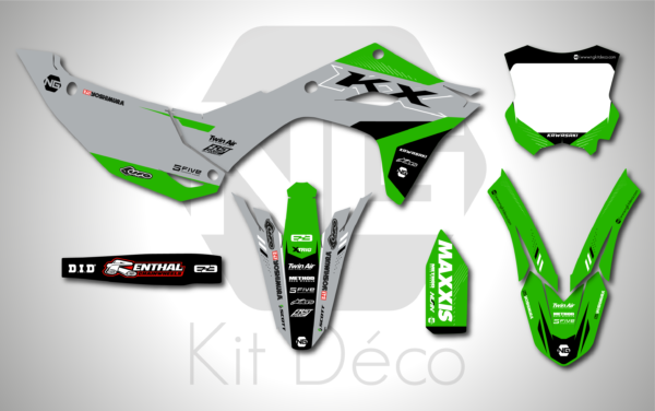 kit déco 250 450 kxf 2024 2025 kawasaki ng bionic series motocross graphics decals stickers adhesifs autocollant_Plan de travail 1