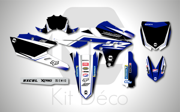 kit déco 250 450 yzf 2014 2015 2016 2017 2018 yamaha ng break series motocross graphics mx stickers autocollant adhésifs_Plan de travail 1