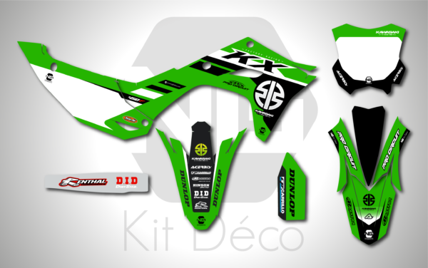 kit déco 450 250 kx kxf 2024 2025 kawasaki motocross ng originality series 25 mx decals stickers graphics autocollant adhesifs_Plan de travail 1