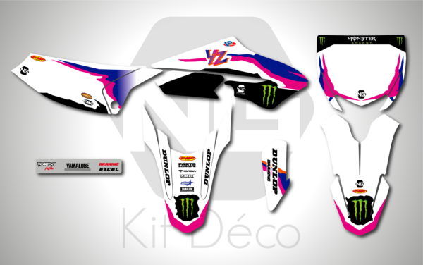 kit déco 65 yz 2018 2019 2020 2021 2022 2023 2024 2025 yamaha ng 50 th anniversaire motocross decals mx graphics autocollant adhesif_Plan de travail 1