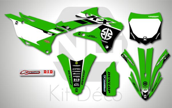 kit déco 85 kx 2022 2023 2024 2025 kawasaki ng origine 2025 motocross decals mx graphics stickers autocollant adhesifs_Plan de travail 1