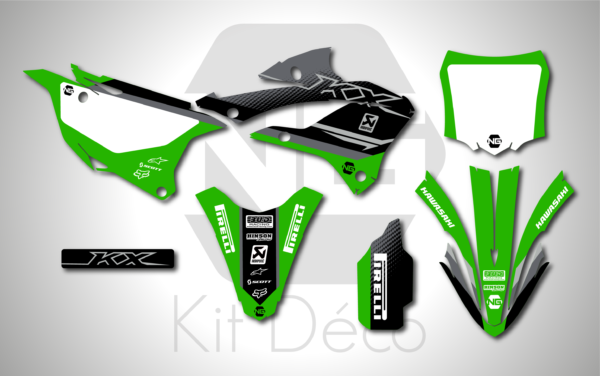 kit déco 85 kx 2022 2023 2024 2025 kawasaki ng strat séries motocross graphics mx decals stickers graphics autocollant adhesifs_Plan de travail 1