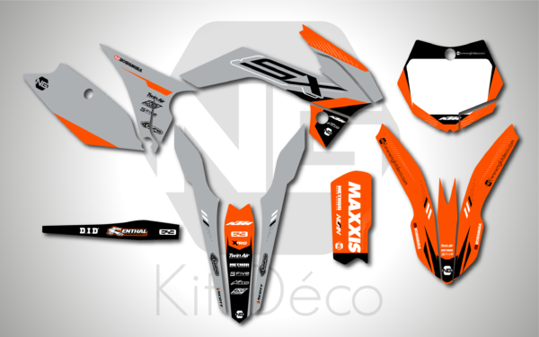 kit déco 85 sx 2013 2014 2015 2016 2017 ktm ng motocross bionic series mx decals stickers graphics autocollant adhesifs visuel_Plan de travail 1
