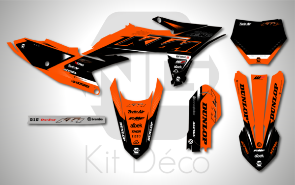 kit déco 85 sx 2025 ktm motocross alba series ng decals stickers mx graphcis autocollant adhesifs_Plan de travail 1