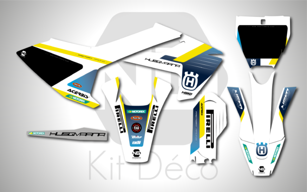 kit déco husqvarna 85 tc 2018 2019 2020 2021 2022 2023 2024 ng motocross origine 2025 mx decals stickers graphics autocollant adhesifs_Plan de travail 1