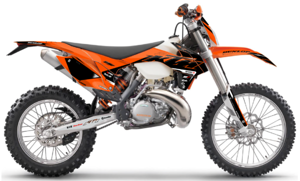 kit déco ng ktm exc excf tpi xcw 125 250 300 350 450 500 2014 2015 2016 enduro alba series decals stickers graphics autocollant adhesifs visuel_Plan de travail 1