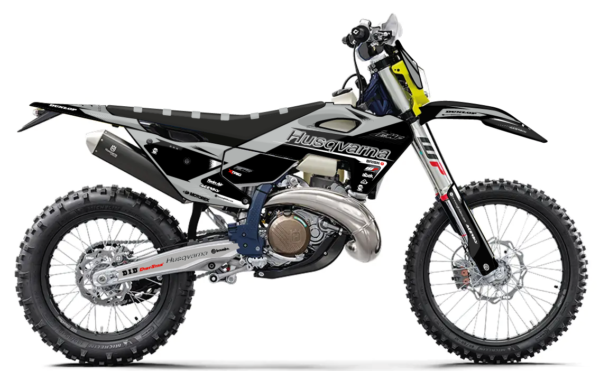 kit déco 125 150 200 250 300 350 450 500 te fe 2024 2025 husqvarna enduro ng alba series decals stickers graphcis autocollant adhésifs visuel_Plan de travail 1