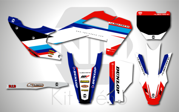 kit déco 125 150 250 300 350 450 TC fc 2025 husqvarna ng patriot motocross graphics mx decals autocollant adhesifs_Plan de travail 1
