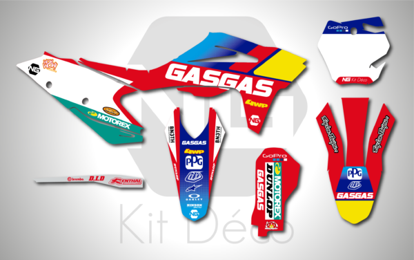 kit déco 125 150 250 300 350 450 mcf mc 2021 2022 2023 gasgas ng factory 23 motocross graphics mx decals stickers adhesifs autocollant_Plan de travail 1