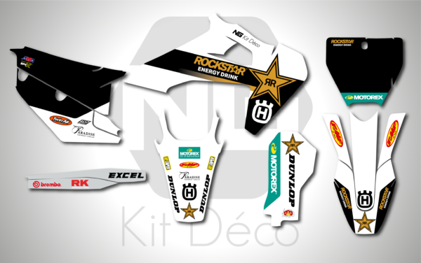 kit déco 125 150 250 300 350 450 tc fc 2019 2020 2021 2022 husqvarna ng factory 2024 motocross graphics mx decals stickers autocollant adhesifs_Plan de travail 1