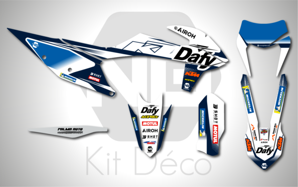 kit déco 125 200 250 300 350 450 500 exc excf tpi xc xcw 2020 2021 2022 2023 ktm ng dafy enduro team white enduro graphics decals stickers graphics autocollant adhesifs_Plan de travail 1