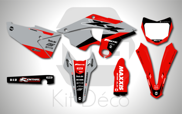 kit déco 125 250 xx 2021 2022 fantic ng bionic motocross graphics mx decals autocollant stickers adhesifs_Plan de travail 1