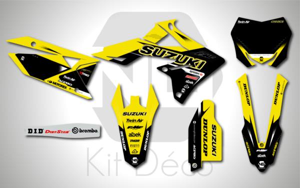 kit déco 250 450 rmz 2018 2019 2020 2021 2022 2023 2024 2025 suzuki ng alba series motocross decals mx graphics stickers autocollant adhésifs_Plan de travail 1