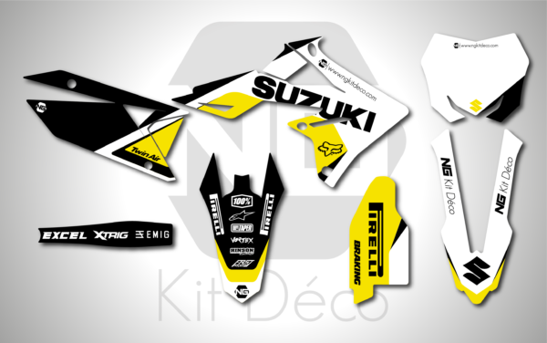kit déco 250 450 rmz 2018 2019 2020 2021 2022 2023 2024 2025 suzuki ng mercure motocross decals mx graphics stickers autocollant adhésifs_Plan de travail 1