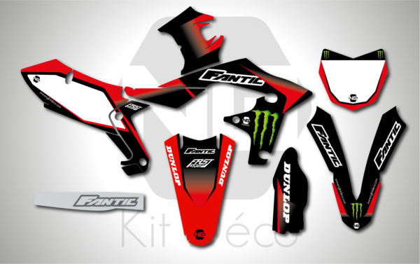 kit déco 250 450 xxf 2021 2022 2023 2024 fantic ng drag series motocross decals mx graphics autocollant adhesifs stickers_Plan de travail 1