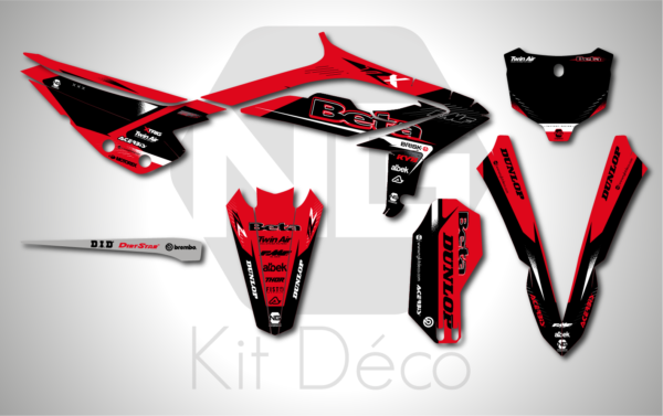 kit déco 300 rx 2023 2024 beta ng alba series motocross graphics mx decals stickers autocollant adhesifs_Plan de travail 1