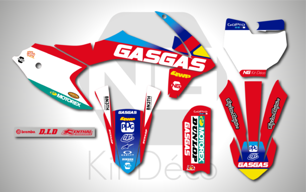 kit déco 50 mc 2021 2022 2023 gasgas ng factory 23 motocross graphics mx decals stickers adhesifs autocollant_Plan de travail 1