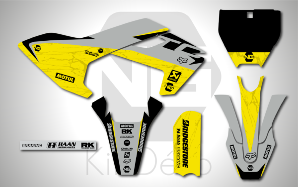 kit déco 50 tc 2017 2018 2019 2020 2021 2022 2023 husqvarna ng marble series motocross graphics mx decla stickers autocollant adhesifs_Plan de travail 1
